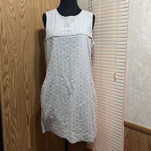 J. crew scalloped shift dress w pockets